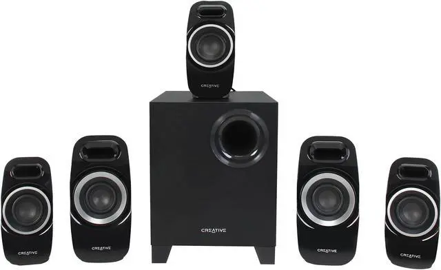Alt view image 2 of 11 - Creative Inspire T6300 (51MF4115AA002) 5.1 Speaker System for Gaming