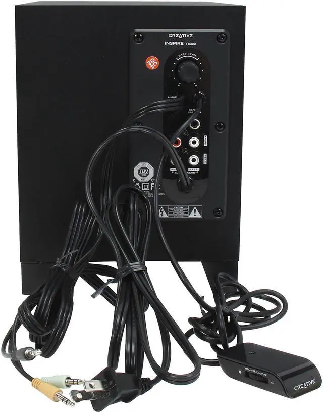 Alt view image 6 of 11 - Creative Inspire T6300 (51MF4115AA002) 5.1 Speaker System for Gaming