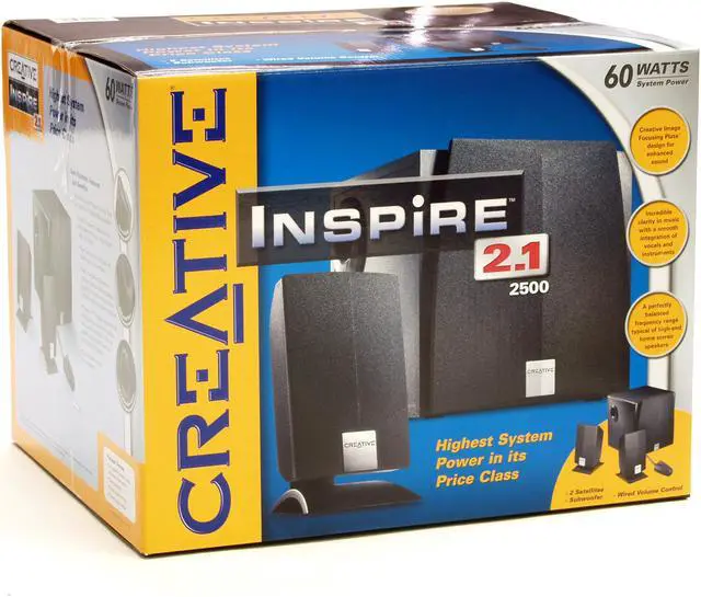 Alt view image 4 of 4 - Creative Inspire 2500 29 Watts 2.1 Speaker