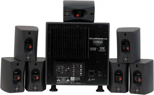 Alt view image 5 of 8 - Creative GigaWorks S750 700 Watts 7.1 Speaker