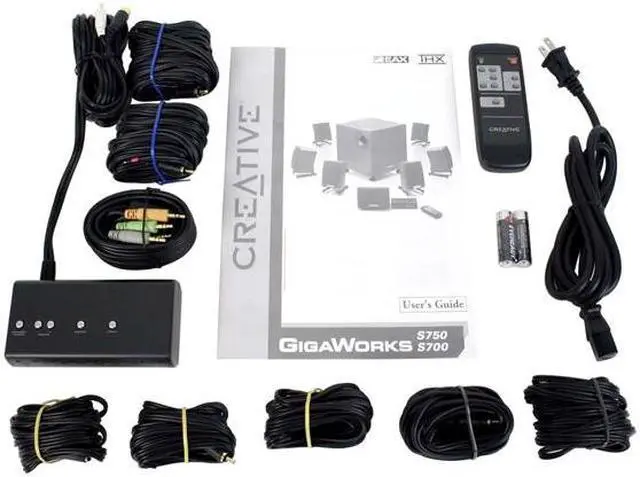 Alt view image 6 of 8 - Creative GigaWorks S750 700 Watts 7.1 Speaker