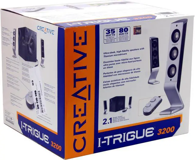 Alt view image 6 of 6 - Creative I-TRIGUE 3200 35 Watts RMS 2.1 Speaker