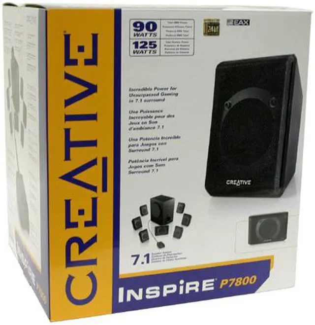 Alt view image 5 of 5 - Creative Inspire P7800 90 Watts 7.1 Speaker