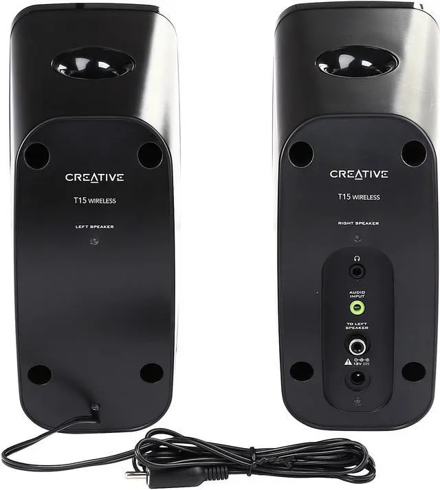 Alt view image 4 of 6 - Creative Labs Creative T15 2.0 Wireless Speakers - Certified Refurbished