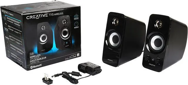 Alt view image 6 of 6 - Creative Labs Creative T15 2.0 Wireless Speakers - Certified Refurbished