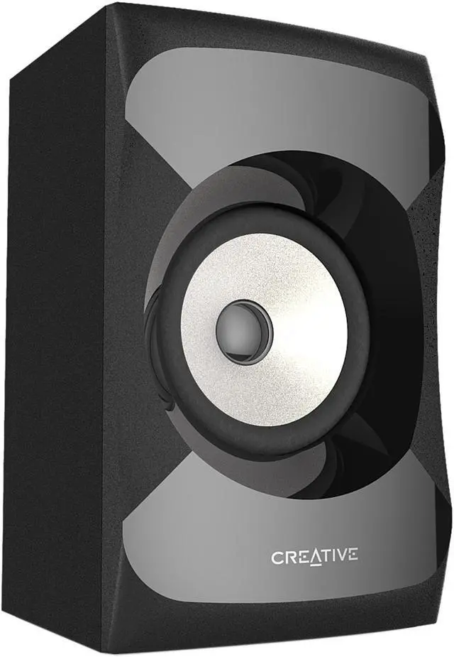 Alt view image 4 of 8 - Creative SBS E2900 2.1 Powerful Bluetooth Speaker System with Subwoofer, 3.5 mm AUX-in, SD Playback, FM Radio, USB MP3, for TVs and Computers