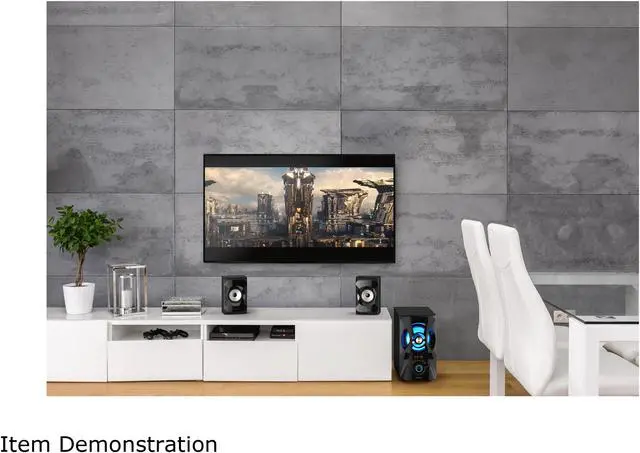 Alt view image 7 of 8 - Creative SBS E2900 2.1 Powerful Bluetooth Speaker System with Subwoofer, 3.5 mm AUX-in, SD Playback, FM Radio, USB MP3, for TVs and Computers