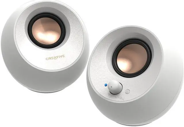 Main image of Creative Pebble V3 51MF1700AA003 8W 2.0 Bluetooth Speaker System - 8 W RMS - White