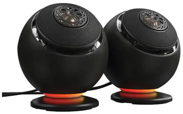 Alt view image 2 of 6 - Creative Pebble Nova Premium 2.0 USB-C Speakers with Coaxial Drivers - Black