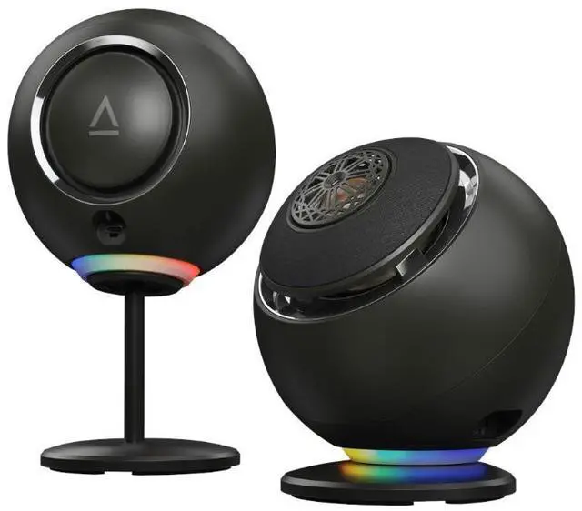 Alt view image 4 of 6 - Creative Pebble Nova Premium 2.0 USB-C Speakers with Coaxial Drivers - Black