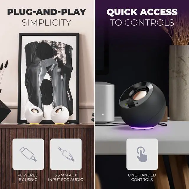 Alt view image 4 of 5 - Creative Labs Pebble SE 2.0 Speaker System - 4.40 W RMS - Black