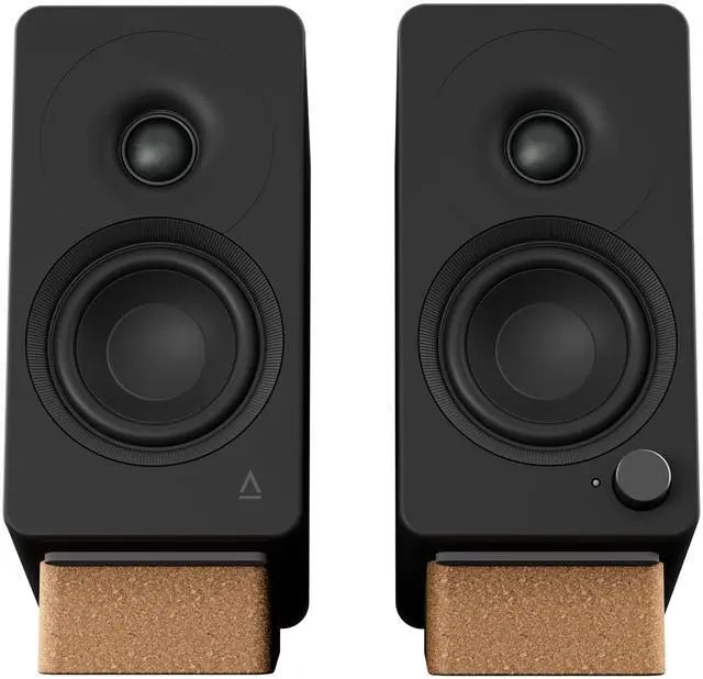 Alt view image 10 of 10 - Creative XF1 PC Speakers, Bluetooth 6.0, 72W RMS, Hi-Res Audio, LDAC, AAC | Computer speakers, Compact, Sub-Out, Parametric EQ, Desktop Mode, Bookshelf, Turntable, Speaker Isolation Stand, Black