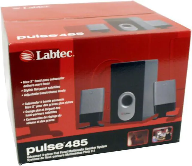 Alt view image 6 of 7 - Labtec Pulse 485 28 watts 2.1 Speaker