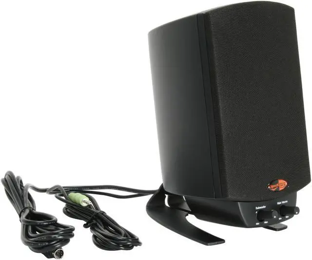 Alt view image 7 of 14 - Klipsch ProMedia 2.1 Max Burst Power: 200 watts @ < 1% THD 2.1 Speaker System