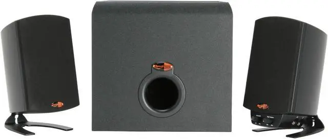 Main image of Klipsch ProMedia 2.1 Max Burst Power: 200 watts @ < 1% THD 2.1 Speaker System