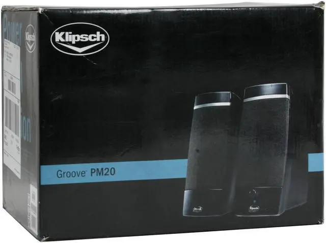 Alt view image 9 of 9 - Klipsch Groove PM20 2.0 Black Computer Speakers