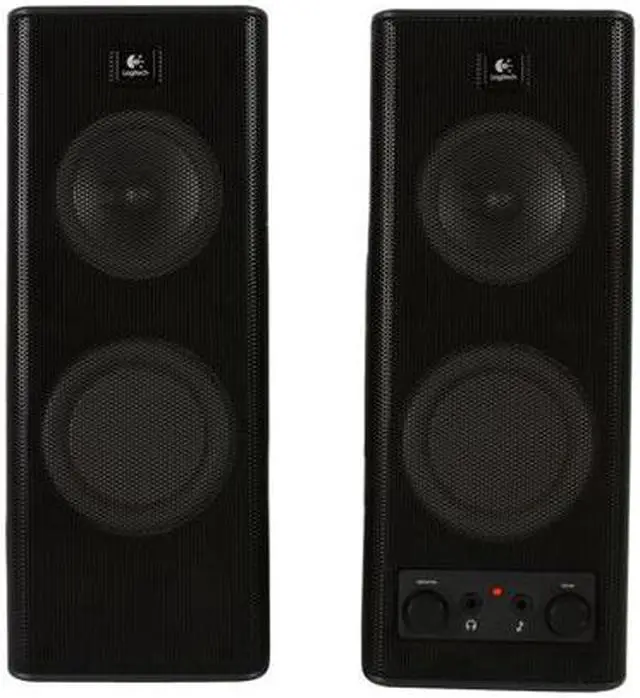 Alt view image 5 of 7 - Logitech X-140 5 watts 2.0 Speakers