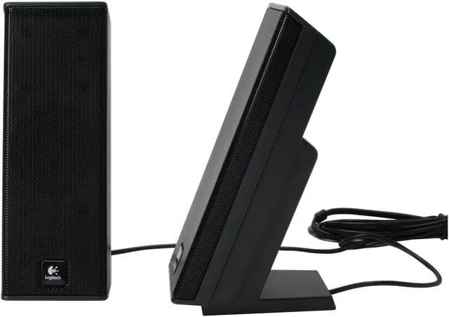 Alt view image 9 of 11 - Logitech X-240 25 Watts RMS 2.1 Speaker System