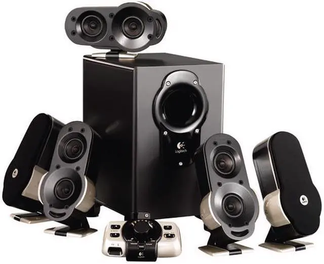 Main image of Logitech G51 155 watts RMS 5.1 Surround Sound Speakers