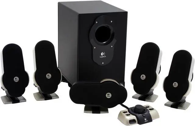 Alt view image 5 of 15 - Logitech G51 155 watts RMS 5.1 Surround Sound Speakers