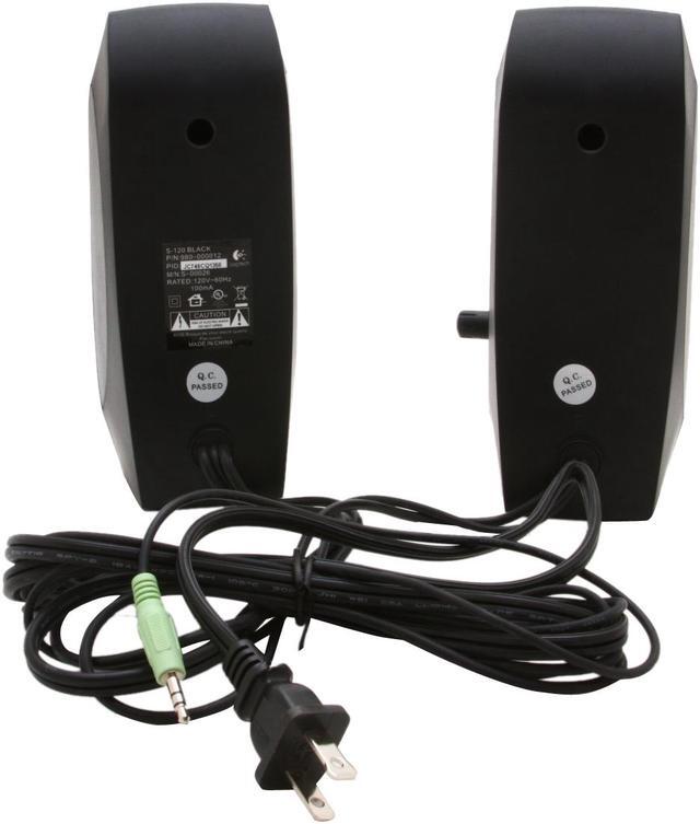 Alt view image 6 of 9 - Logitech S120 2.0 Stereo Speakers, Black