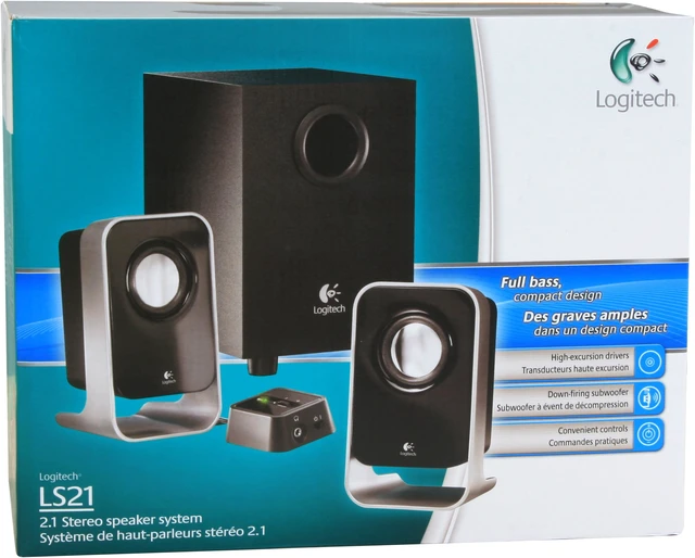 Logitech LS21 2.1 Stereo Speaker System - Newegg.ca
