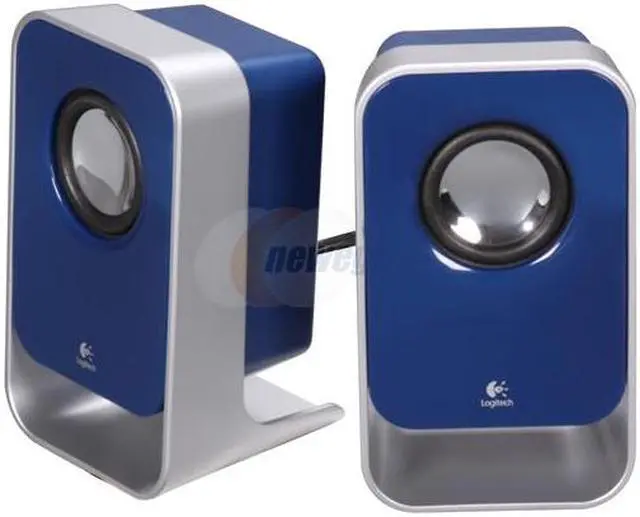 Alt view image 2 of 7 - Logitech LS21 7 Watts RMS (FTC) 2.1 Stereo Speaker System - Blue