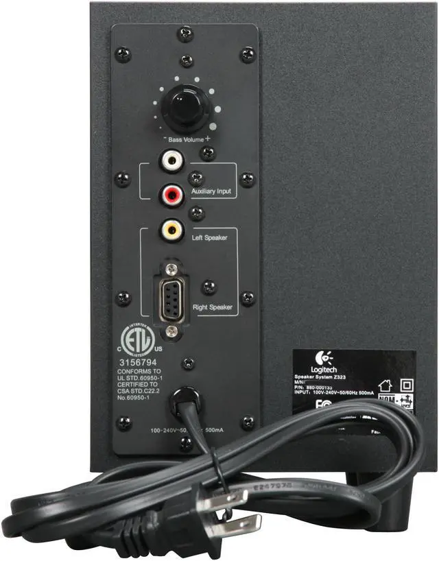 Alt view image 9 of 10 - Logitech Speaker System Z323 with Subwoofer