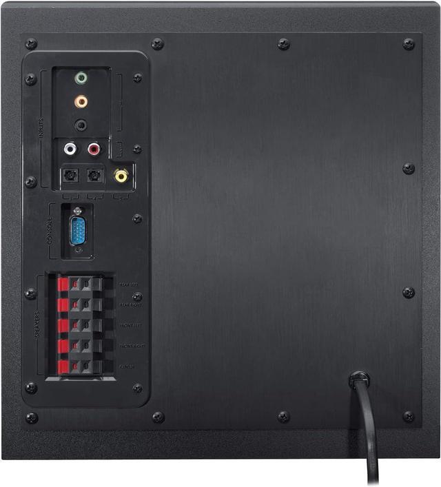 Alt view image 7 of 10 - Logitech Z906 5.1 Surround Sound Speaker System - THX, Dolby Digital and DTS Digital Certified - Black