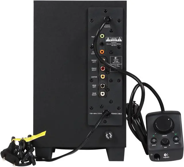 Alt view image 14 of 16 - Logitech X-540 5.1 Speakers