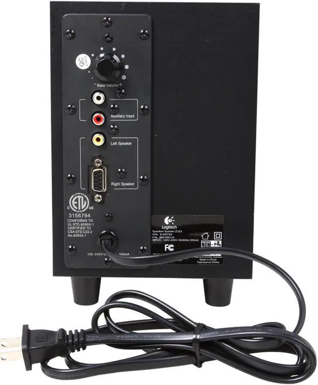 Alt view image 5 of 11 - Logitech Recertified 980-000354 Z323 2.1 Speaker System