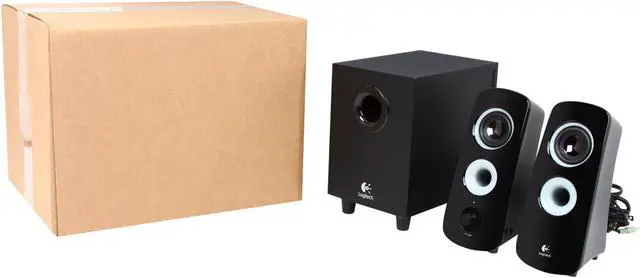 Alt view image 11 of 11 - Logitech Recertified 980-000354 Z323 2.1 Speaker System