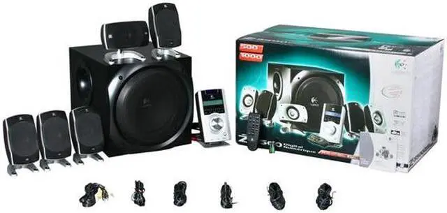 Alt view image 20 of 20 - Logitech Z-5500 505 Watts 5.1 Speaker