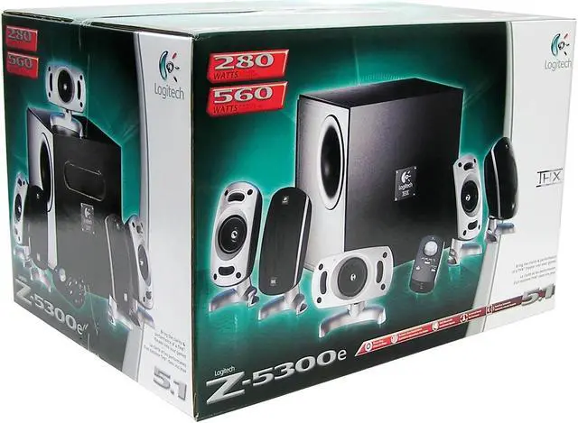 Alt view image 4 of 4 - Logitech THX Z-5300e 280 Watts RMS 5.1 Speaker