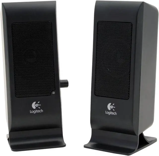 Alt view image 2 of 5 - Logitech S-100 BLK 5 Watts RMS 2.0 Speaker System - OEM