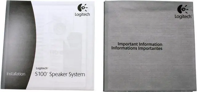 Alt view image 4 of 5 - Logitech S-100 BLK 5 Watts RMS 2.0 Speaker System - OEM
