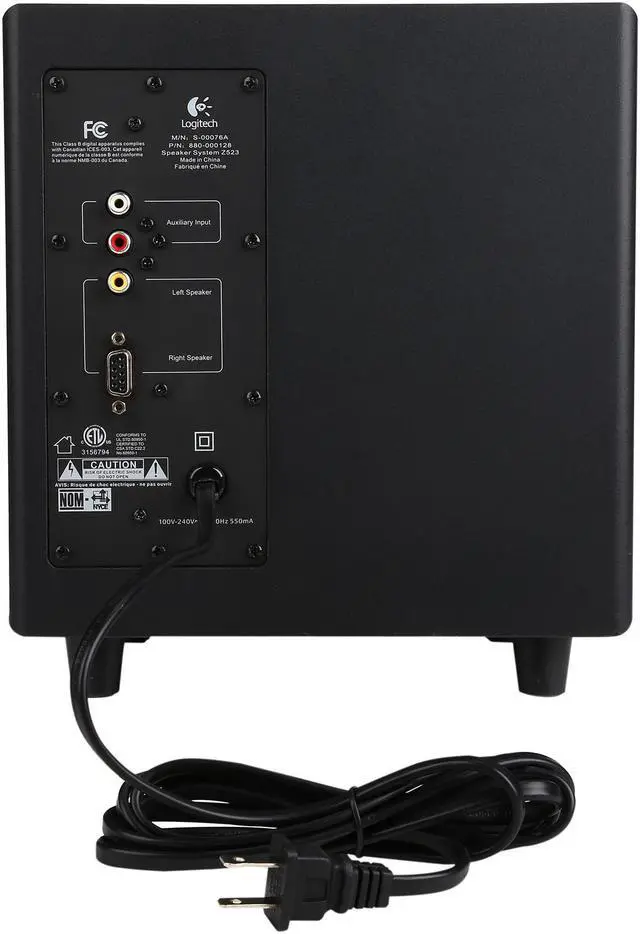 Alt view image 4 of 10 - Logitech Recertified 980-000319 Z523 40 Watts RMS 2.1 Speaker System - Grade A (Like New)