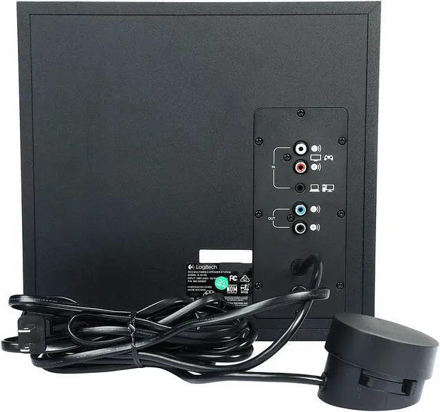 Alt view image 4 of 9 - Logitech Recertified 980-001053 Z533 Multimedia Speakers (3-Piece) - Black