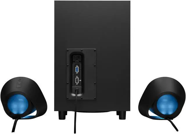 Alt view image 5 of 8 - Logitech G560 PC Gaming Speaker System with 7.1 DTS:X Ultra Surround Sound, Game based LIGHTSYNC RGB, Two Speakers and Subwoofer, Immersive Gaming Experience - Black