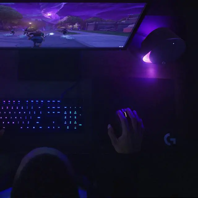 Alt view image 8 of 8 - Logitech G560 PC Gaming Speaker System with 7.1 DTS:X Ultra Surround Sound, Game based LIGHTSYNC RGB, Two Speakers and Subwoofer, Immersive Gaming Experience - Black
