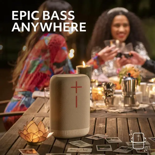 Alt view image 3 of 8 - Ultimate Ears EPICBOOM Wireless Bluetooth Speaker 984-001862 - Charcoal Black