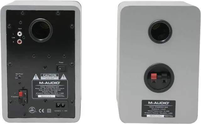 Alt view image 4 of 6 - M-AUDIO StudioPro 4 36 watts 2.0 Professional Audio Monitor