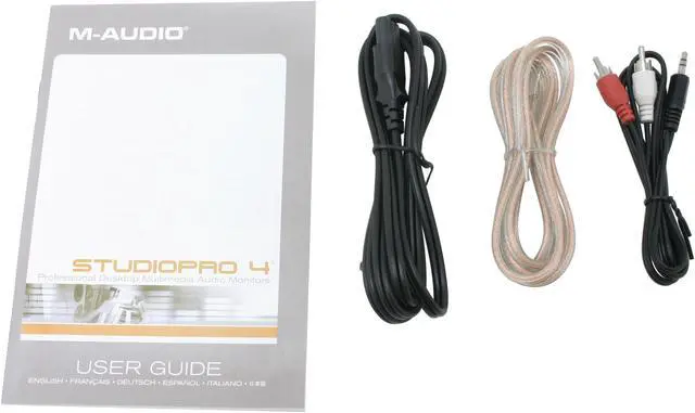 Alt view image 5 of 6 - M-AUDIO StudioPro 4 36 watts 2.0 Professional Audio Monitor