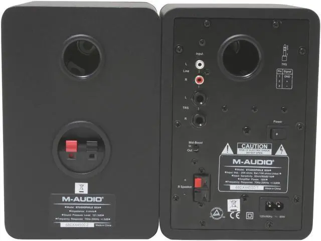 Alt view image 3 of 5 - M-AUDIO DX4 36 watts 2.0 Professional Desktop Audio Monitoring System