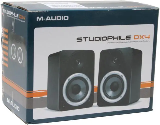 Alt view image 5 of 5 - M-AUDIO DX4 36 watts 2.0 Professional Desktop Audio Monitoring System