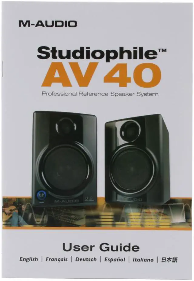 Alt view image 4 of 5 - M-AUDIO Studiophile AV 40 40 Watts 2.0 Speakers