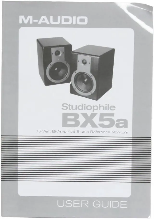 Alt view image 7 of 9 - M-AUDIO BX5a 2.0 Monitor Speaker