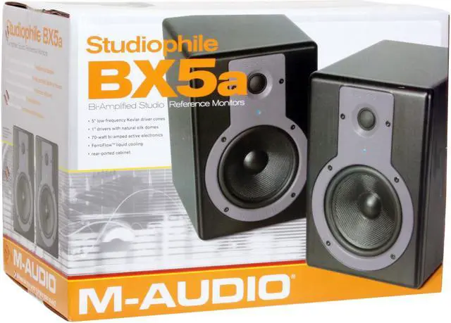 Alt view image 9 of 9 - M-AUDIO BX5a 2.0 Monitor Speaker