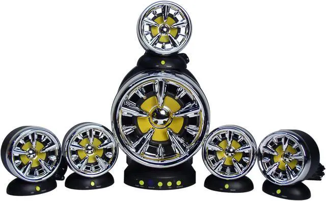 Alt view image 2 of 5 - SiCURO RW-670XL BK 125W 5.1 Speaker