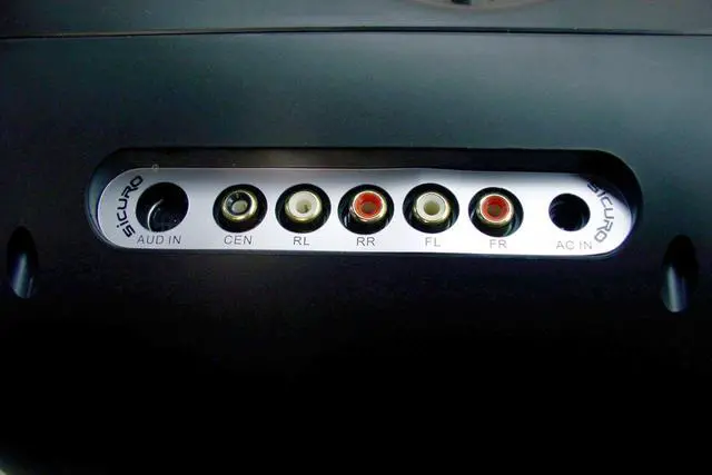 Alt view image 3 of 5 - SiCURO RW-670XL BK 125W 5.1 Speaker